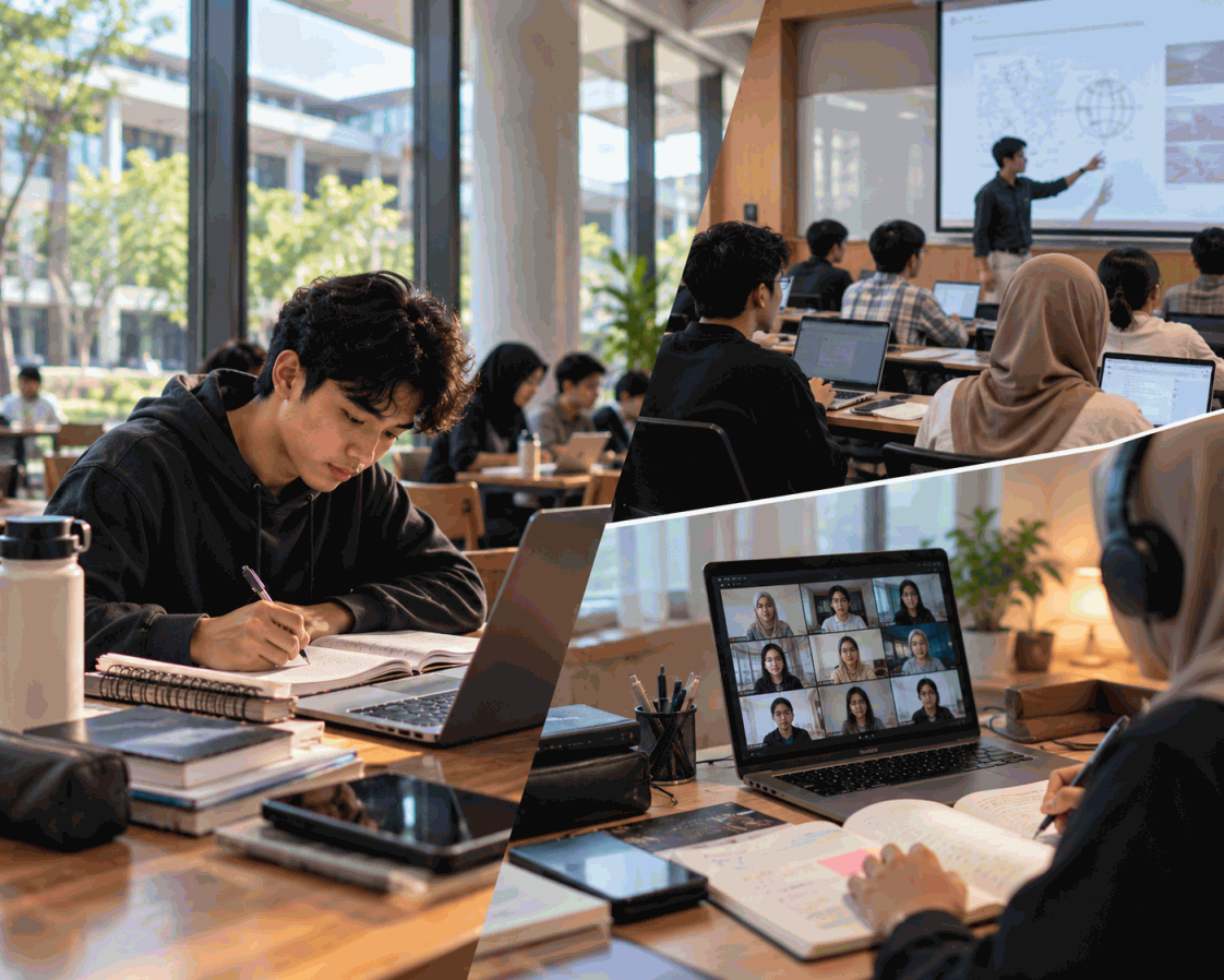 Belajar Tanpa Batas: Menjelajahi Masa Depan Edukasi Hybrid dan Online di Perguruan Tinggi